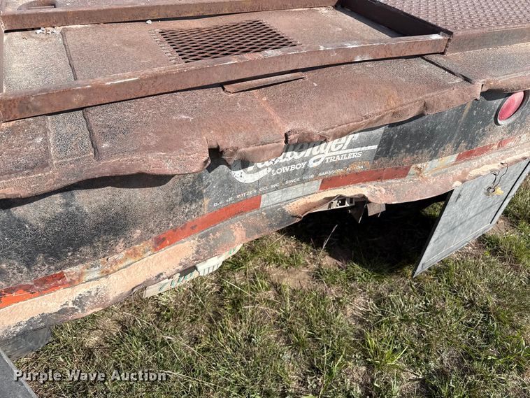 image for item EP0799 1996 Witzco Challenger RG-50 lowboy equipment trailer