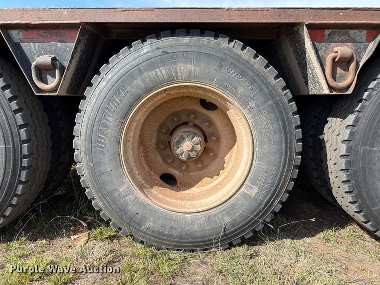 image for item EP0799 1996 Witzco Challenger RG-50 lowboy equipment trailer