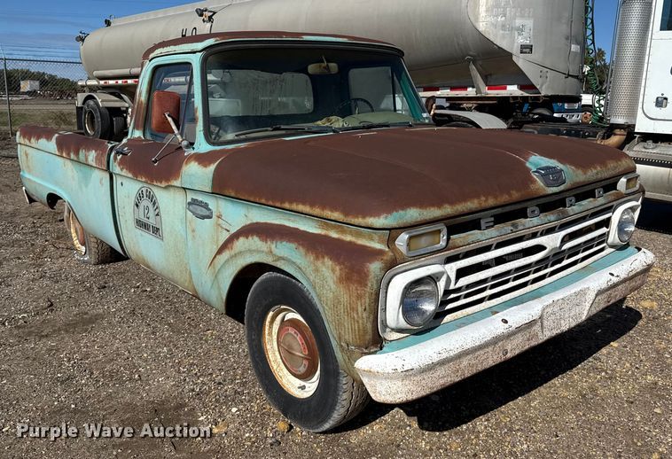 image for item EP0812 1966 Ford F100 pickup truck