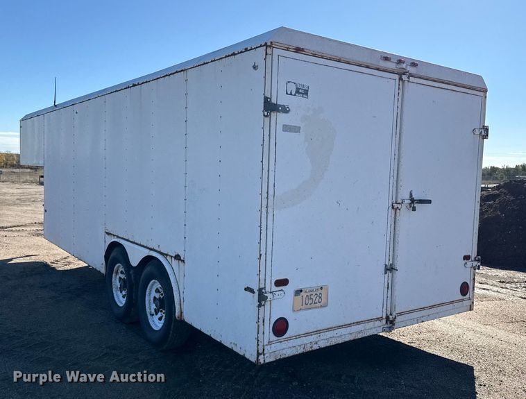 image for item EP0813 1988 W-W enclosed cargo trailer