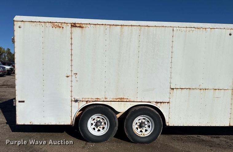 image for item EP0813 1988 W-W enclosed cargo trailer