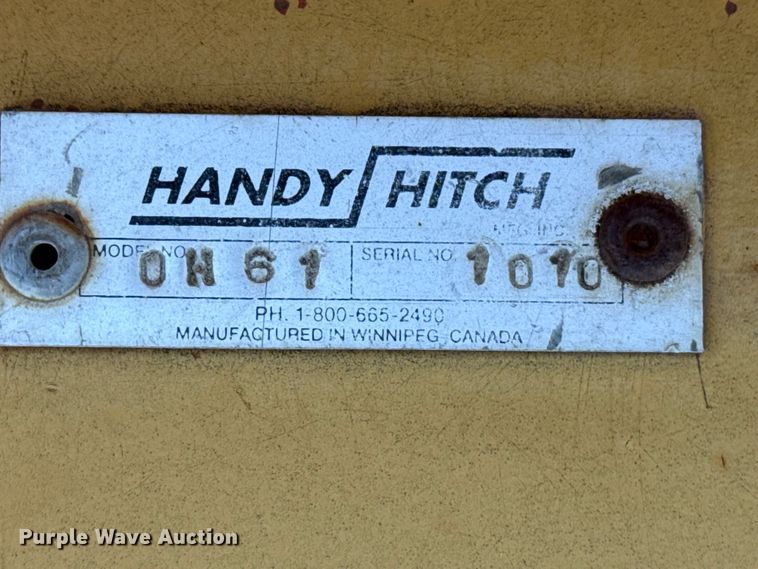 image for item EP0815 Handy Hitch OH61 off-set mower caddy