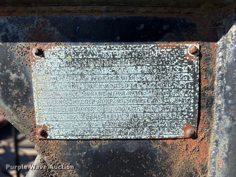 image for item EP0816 1967 P&H 650A-TC crane