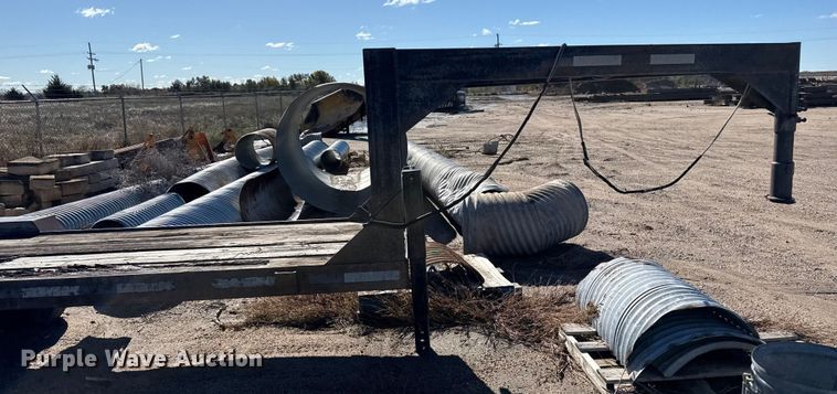 image for item EP0817 1997 Shop Built flatbed trailer