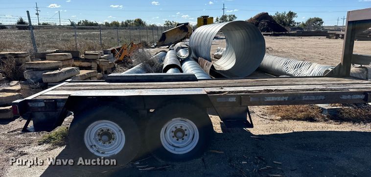 image for item EP0817 1997 Shop Built flatbed trailer