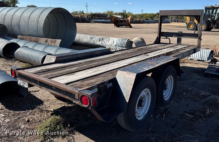 image for item EP0817 1997 Shop Built flatbed trailer