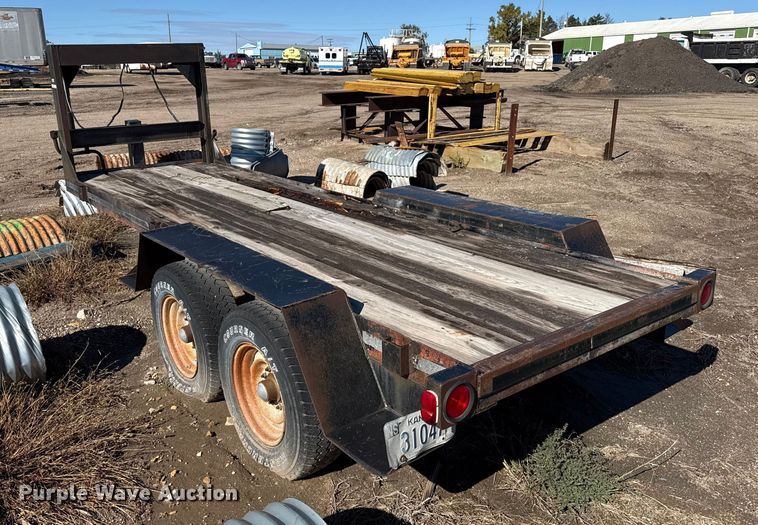 image for item EP0817 1997 Shop Built flatbed trailer