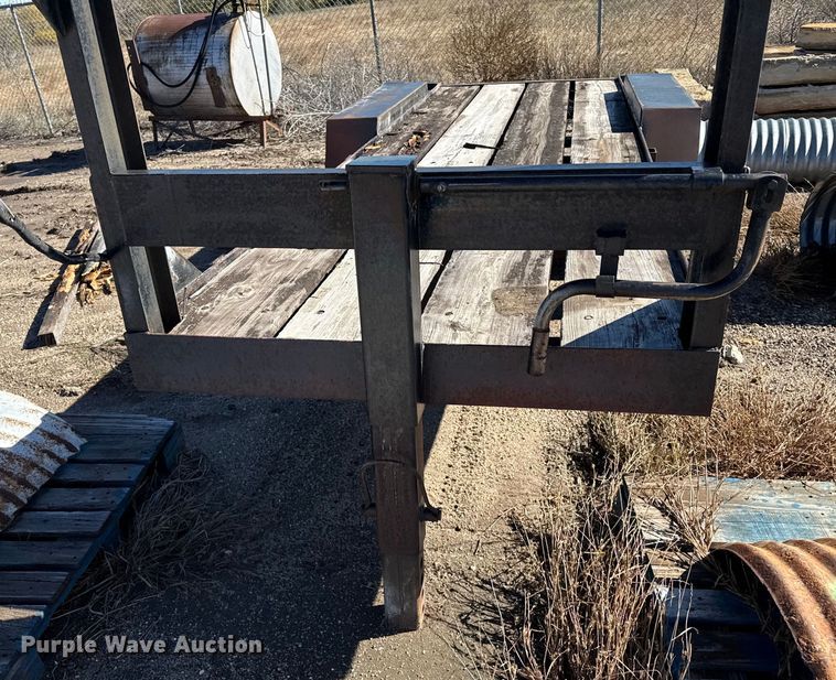 image for item EP0817 1997 Shop Built flatbed trailer