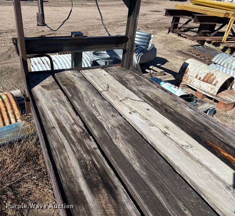 image for item EP0817 1997 Shop Built flatbed trailer