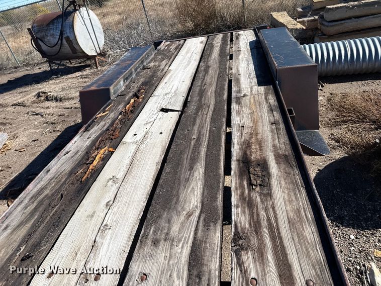 image for item EP0817 1997 Shop Built flatbed trailer