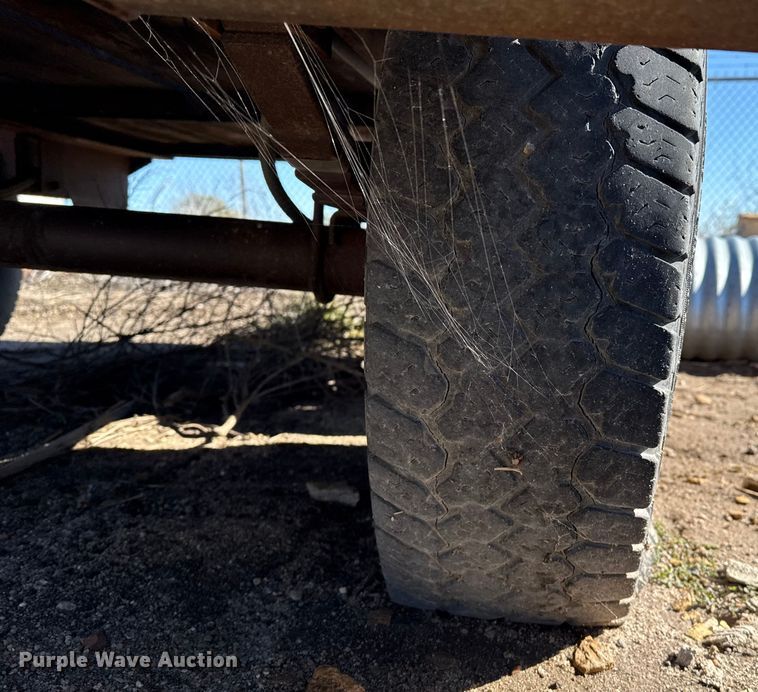 image for item EP0817 1997 Shop Built flatbed trailer