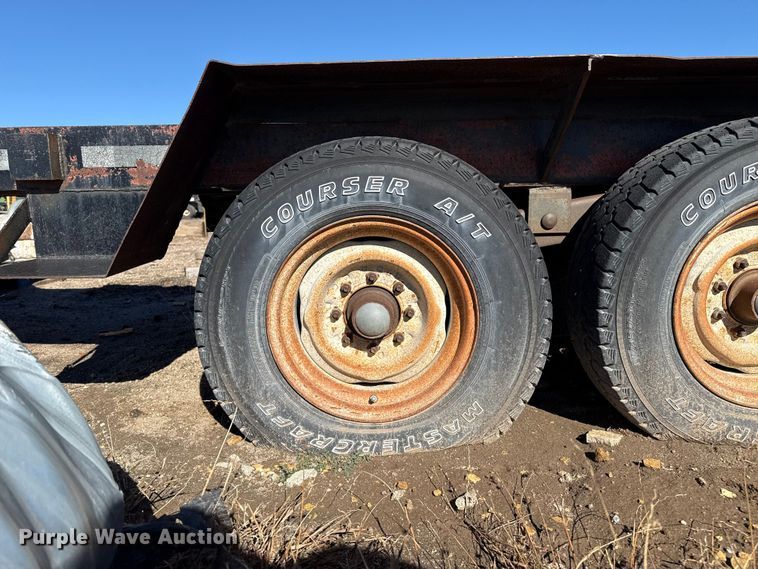 image for item EP0817 1997 Shop Built flatbed trailer