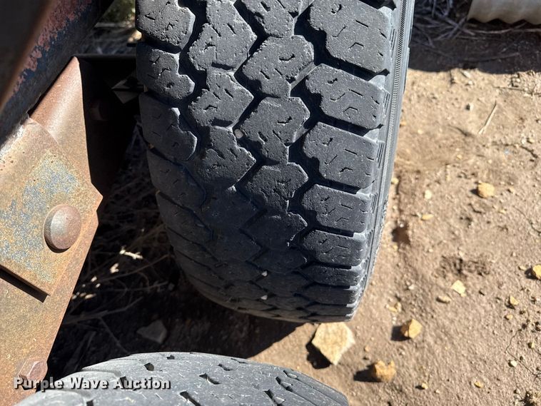 image for item EP0817 1997 Shop Built flatbed trailer