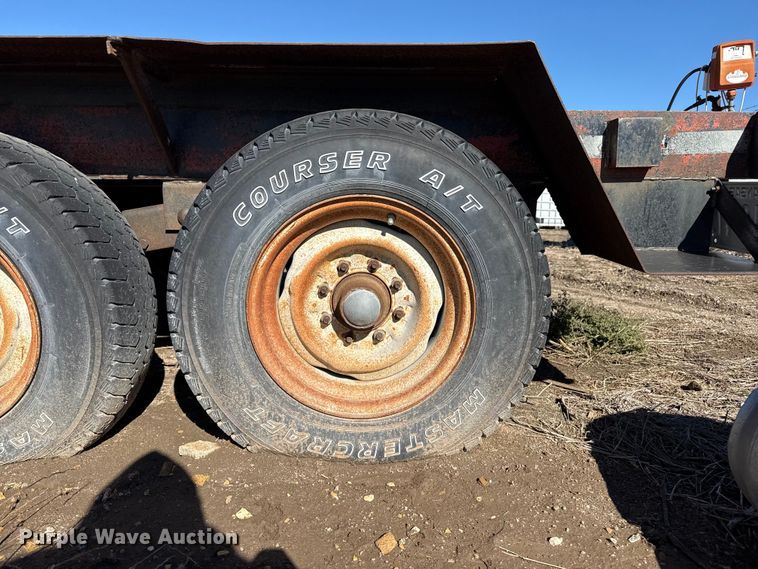 image for item EP0817 1997 Shop Built flatbed trailer