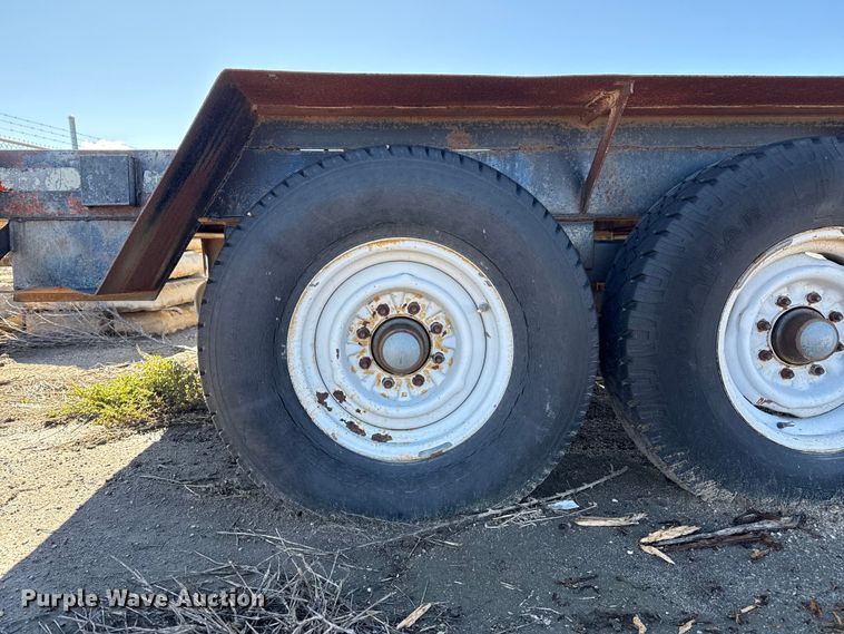 image for item EP0817 1997 Shop Built flatbed trailer