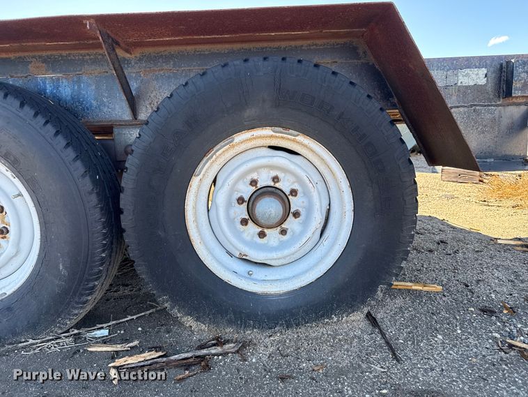 image for item EP0817 1997 Shop Built flatbed trailer