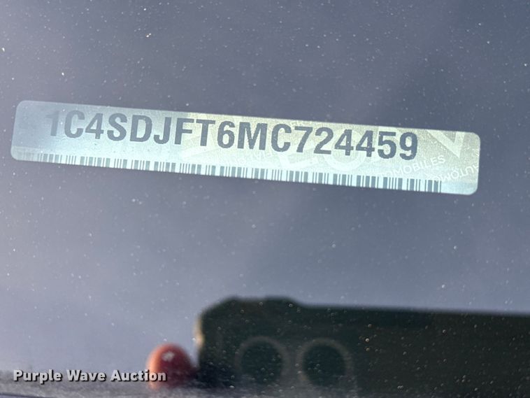 image for item EP0846 2021 Dodge Durango SSV SUV