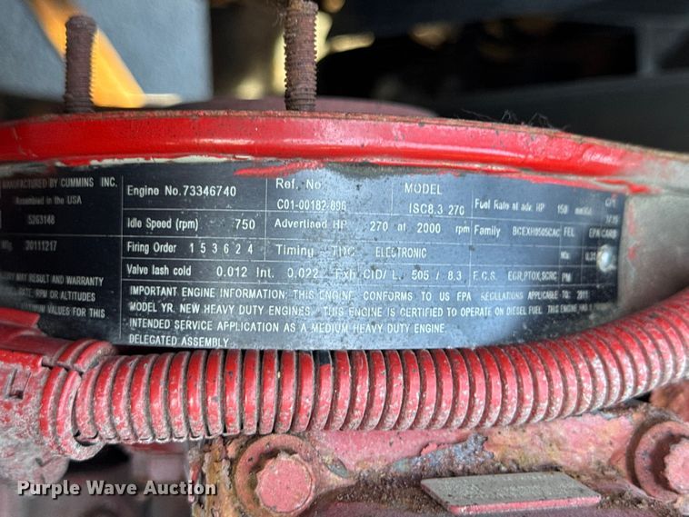 image for item ER0230 2012 Freightliner 108SD hook lift truck