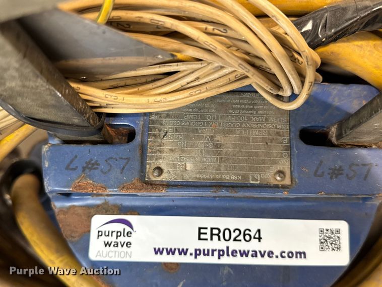 image for item ER0264 (3) KSB KRTK100-251 pumps