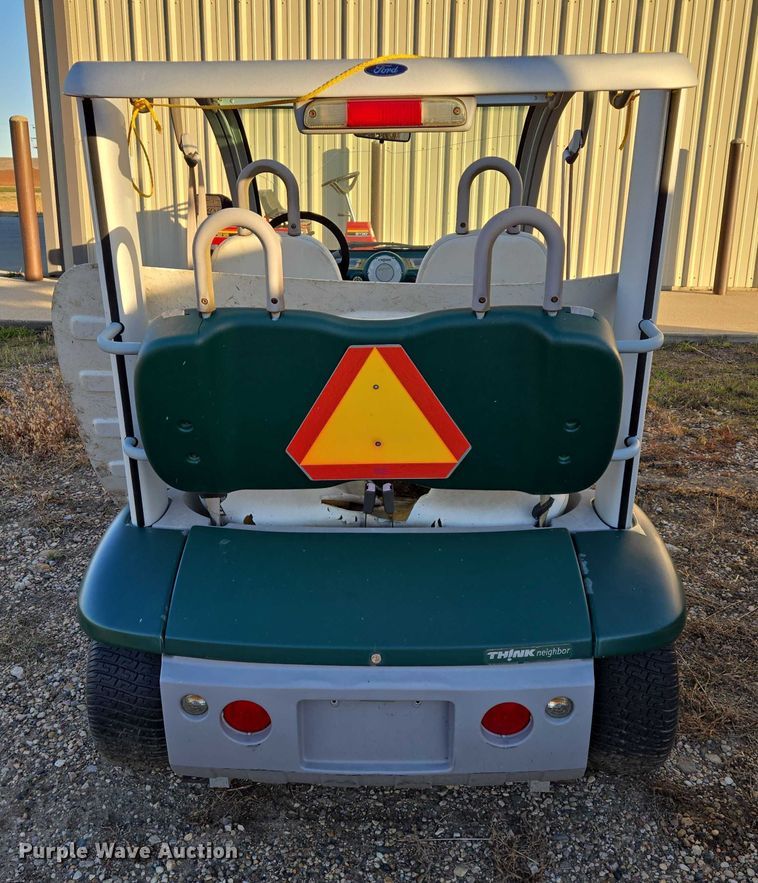 image for item ES2528 2002 Ford Th!nk Neighbor golf cart