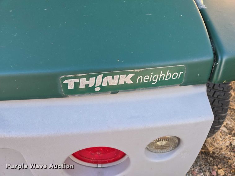 image for item ES2528 2002 Ford Th!nk Neighbor golf cart