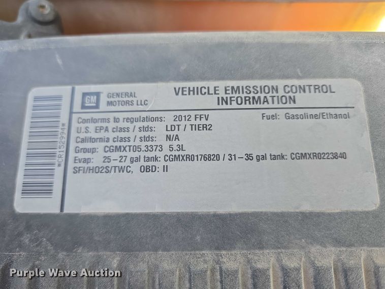 image for item ET5240 2012 Chevrolet Suburban SUV