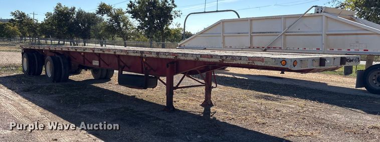 image for item ET7180 1988 Transcraft TL90K-45 flatbed trailer