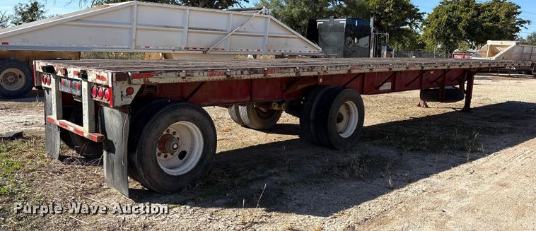 image for item ET7180 1988 Transcraft TL90K-45 flatbed trailer
