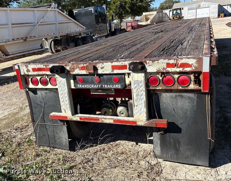 image for item ET7180 1988 Transcraft TL90K-45 flatbed trailer