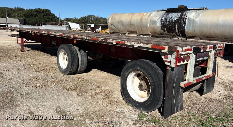 image for item ET7180 1988 Transcraft TL90K-45 flatbed trailer