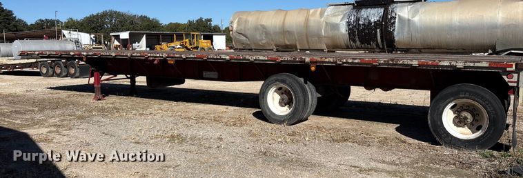 image for item ET7180 1988 Transcraft TL90K-45 flatbed trailer