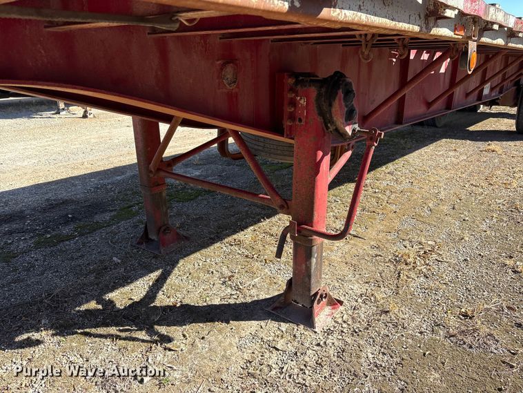 image for item ET7180 1988 Transcraft TL90K-45 flatbed trailer