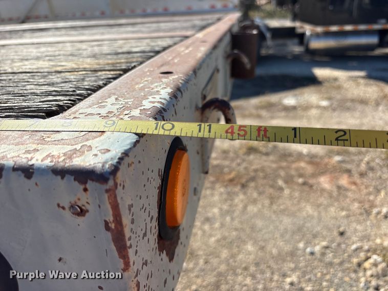 image for item ET7180 1988 Transcraft TL90K-45 flatbed trailer