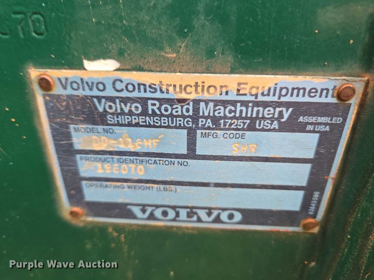 image for item EU3945 Volvo DD118HF double drum vibratory roller