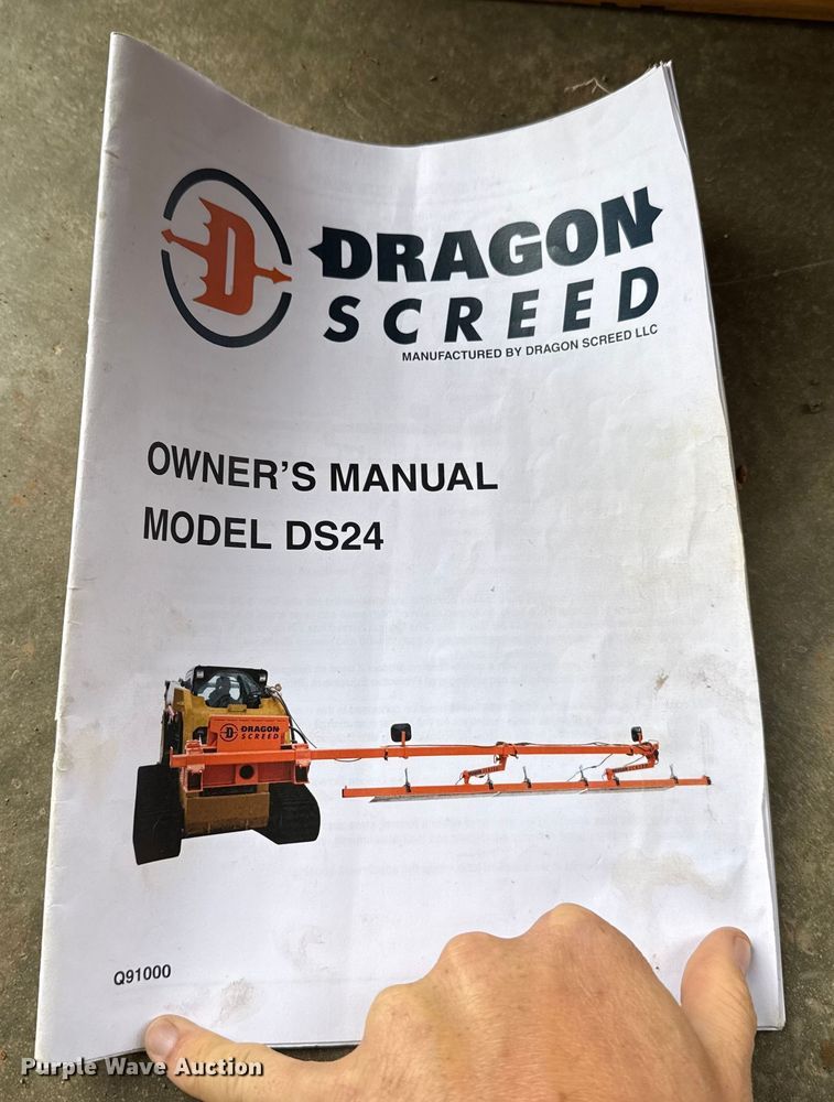 image for item EU5207 Dragon DS24 skid steer concrete screed