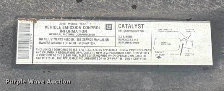 image for item EU5220 2005 Chevrolet Malibu 