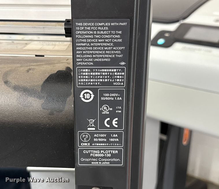 image for item EU5222 Graphtec FC8000-130 cutting plotter