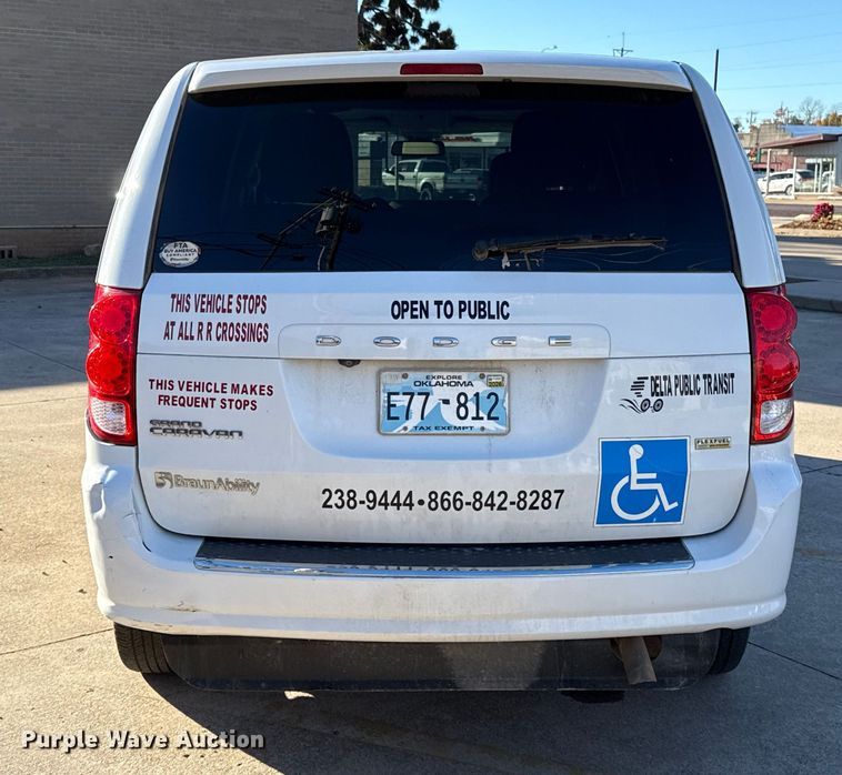 image for item EU5228 2019 Dodge Grand Caravan handicap accessible van
