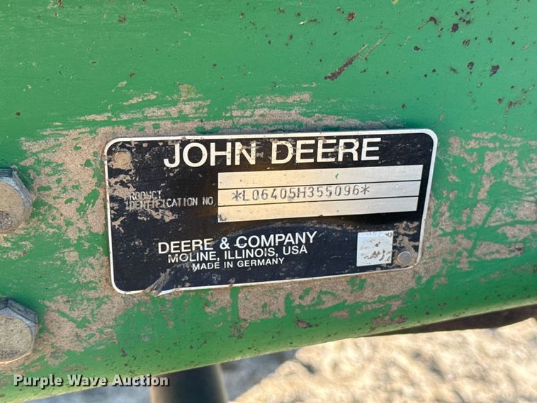 image for item EU5240 2002 John Deere 6405 tractor