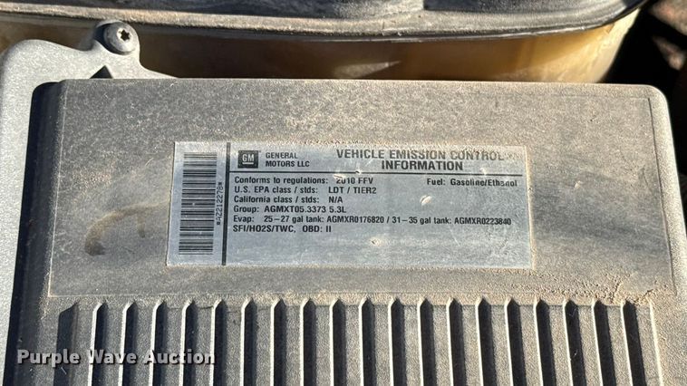 image for item EU5294 2010 Chevrolet Silverado 1500 pickup truck