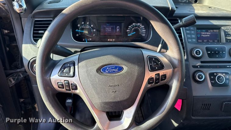 image for item EU5297 2013 Ford Taurus Police Interceptor 