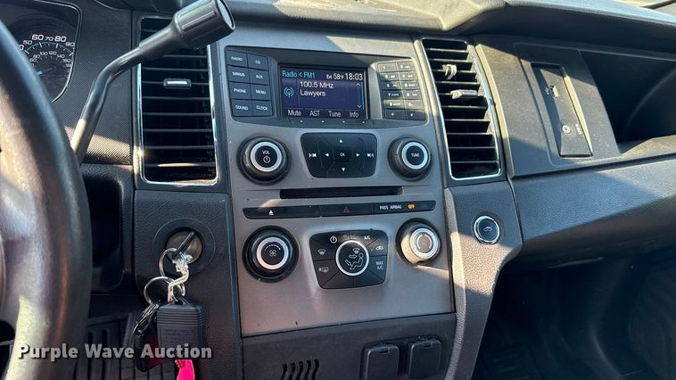 image for item EU5297 2013 Ford Taurus Police Interceptor 