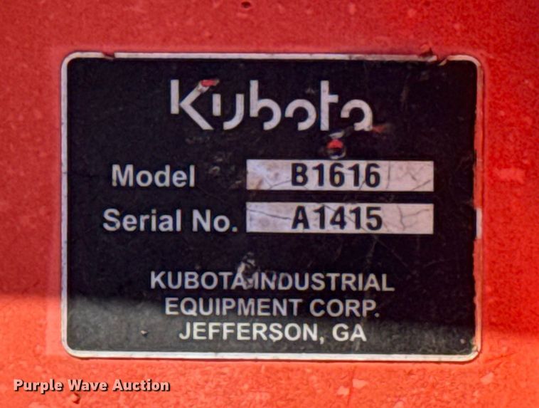 image for item EU5299 Kubota B7800 MFWD tractor