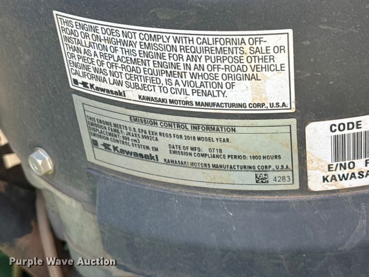 image for item EU5303 2017 John Deere 960M ZTR lawn mower