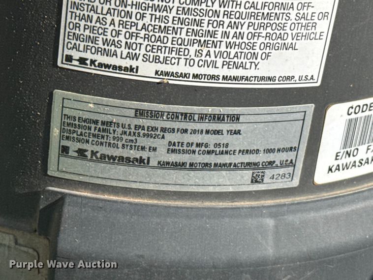 image for item EU5305 2018 John Deere 960M ZTR lawn mower