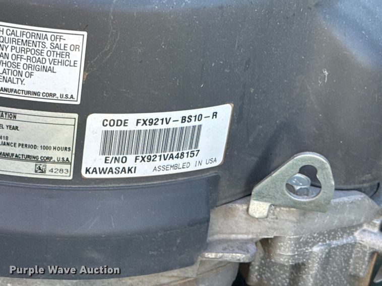 image for item EU5306 2018 John Deere Z960M ZTR lawn mower