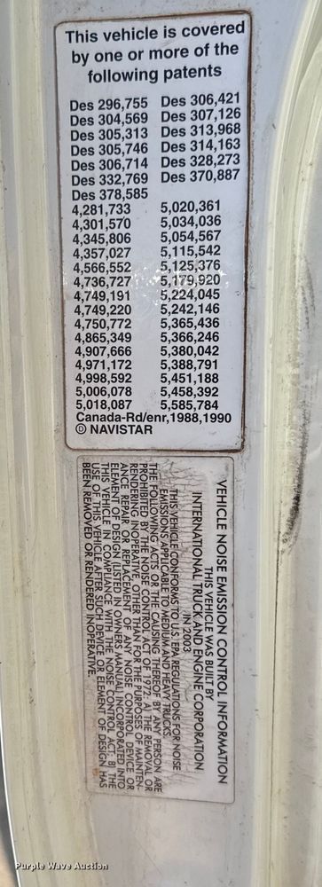 image for item EU5317 2003 International 7400 dump truck