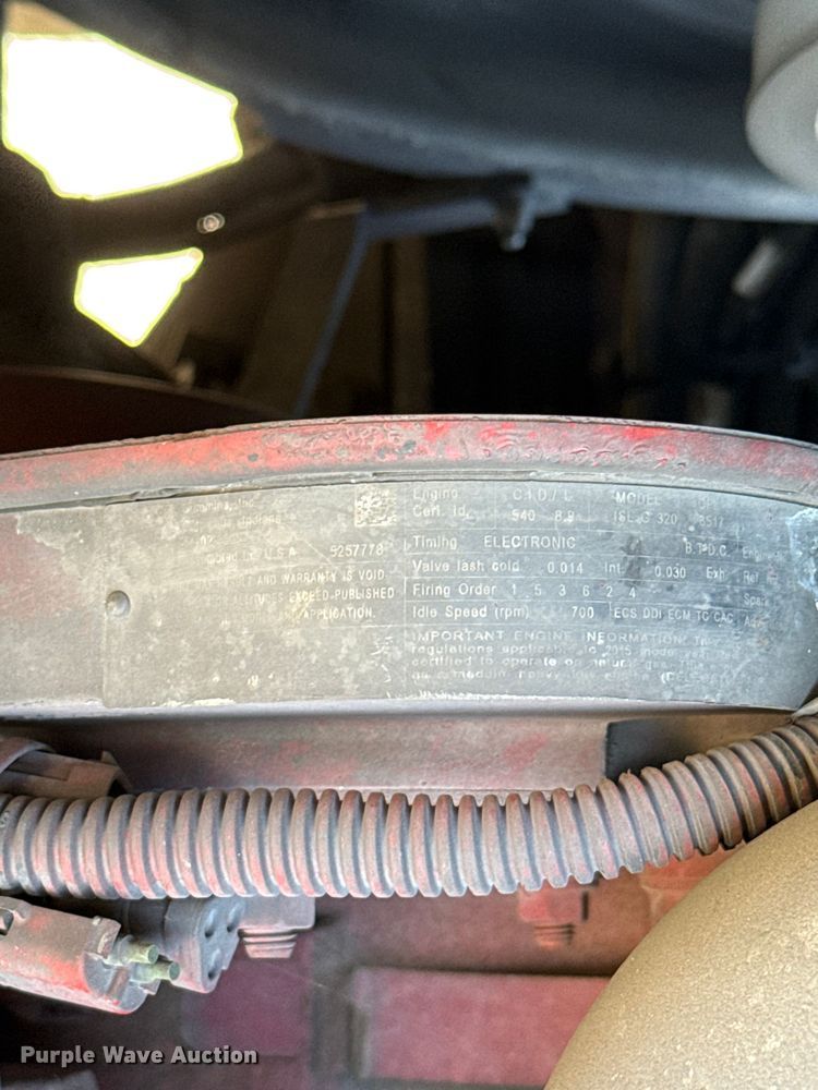 image for item EU5322 2016 Peterbilt 320 refuse truck