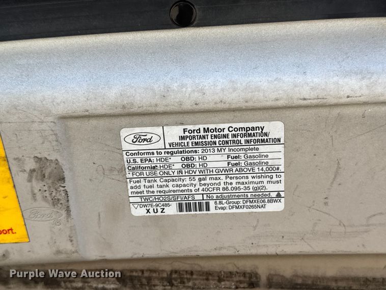 image for item EU5325 2013 Ford E450 Super Duty shuttle bus