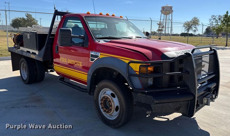 image for item EU5326 2009 Ford F450 flatbed truck